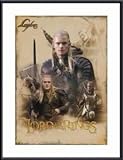 Lord of the Rings: The Return of the King - Legolas Montage, Art Poster by Unknown Artist, with Metal Frame, poster size: 31.5