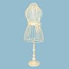 Antique White Metal Full Size Mannequin 