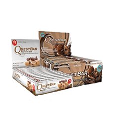 Quest Protein Bar Bundle: 12 Count Double Chocolate Chunk, 12 Count Chocolate Chip Cookie Dough