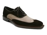 Review   / Mezlan Suede Tie in Brown/Taupe or Black/Grey
