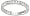 Sterling Silver Women's Stackable Eternity RingSize 5