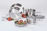 Review Regalware Food Service EL-007 / Regalware Food Service Elegance Stainless Steel 7-piece Cookware Set