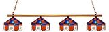 Illinois Fighting Illini 4-Light Executive Game Table Light NCAA College Athletics