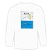 Long Sleeve T-shirt with card, Alaska, sea, sign, ship, boat, clouds, cruise, sun, voyage, sunset