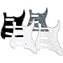 Musician's Gear 3 Single-Coil Pickguard, Black