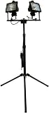 Eigenschaften   / Halogenstrahler IP44 mit Teleskopstativ, 2x500 W
