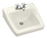 Kohler K-1728-96 Chesapeake Wall-Mount Lavatory Biscuit