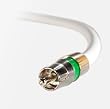 Mediabridge - Dual Shielded Coaxial Digital Audio Video Cable - RCA to RCA Nickel Connector - 25ft