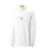 Personalized custom embroidered swimming design on long sleeve t-shirt