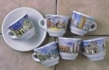 European Gift 650-City Scenes Espresso Cup