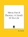 Search : Henry David Thoreau: A Sketch Of His Life