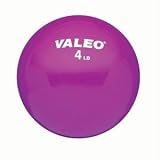 4 lb Weighted Fitness Ball with Soft Vinyl Covering