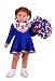 BLUE or RED Toddler Patriotic Cheerleader Costume