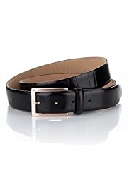 Collezione Leather Horizontal Stripe Belt