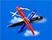 Wagner Swiss Army Pens-Wagner Aviator Transl. Red Grip Pen