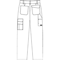 Bundhose Größe 54 königsblau 65% Polyester / 35% Baumwolle kayser.de
