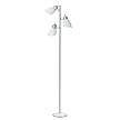 3-Light Silver Floor Lamp
