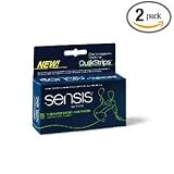 Sensis Condoms with Quikstrips, Sensitive Micro Dot Ribbed Lubricated Latex, 12-count Boxes (Pack of 2)