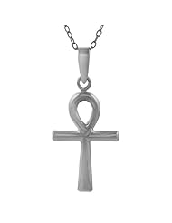 Sterling Silver Egyptian Ankh Necklace