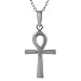 Sterling Silver Egyptian Ankh Necklace