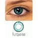 Beautiful Turquoise =GREEN /BLUE IMPRESSIONS colored contact lenses $29 value, none prescription w FREE "minidrop" contact lens lubricating drops, same day shipping from ColorMyEyes