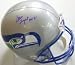 Steve Largent Autographed Seattle Seahawks Full Size Replica Football Helmet with 