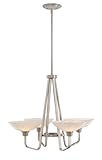 Quoizel PHO5004BN Phoenix 4 Light Rod Hung Chandelier
