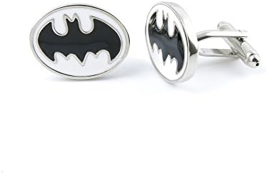 2 Pairs Cufflinks Cuff Links 09231 Bat Batman Vampire Mens Vintage Gift for Tuxedo Shirts Wedding Party