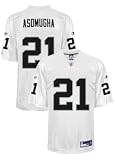 Oakland Raiders Nnamdi Asomugha Replica NFL Equipment Youth White Jersey