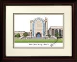 Abilene Christian University Alma Mater Alma Mater 14x18 Lithograph in Mahogany Frame