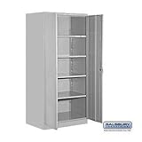 Storage Cabinet - Standard - 78 Inches High - 18 Inches Deep - Gray - Unassembled