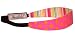 LocoLili! Reversible Headbands: Pink Orange Spot/Multi Stripe - X Small