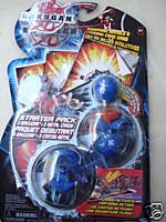 Childrens Toyshop  Toys : Bakugan Battle Brawlers Blue Starter Pack Series 1: Preyas, Falconoid, Mystery Ball