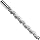 Alvord Polk 155-H High-Speed Steel Taper Pin Reamer, Left Hand Helical Flute, Round Shank, Uncoated (Bright)