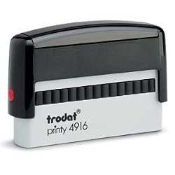 Trodat 4916 One Line Self Inking Rubber Stamp- Customized with your unique text