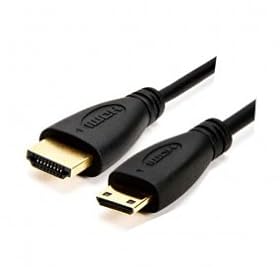 25ft 25feet 1080p Mini Hdmi to Hdmi Cable Cord for Canon 1100d Rebel T3 5d Mark Ii 50d, Nikon D90 D3100 D5100 D700 D5000 D7000, Sony, Kodak, Olympus, Samsung Digital Camera, HDTV etc