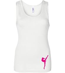 White or Black Tank Dance Tank