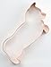 Begging Corgi Dog Cookie Cutter 5 Inch Handcrafted Copper in USA by The Fussy Pup