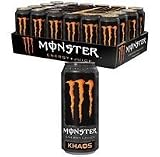 Monster Orange Energy Drink, Monster Khaos Energy, 16 OZ. / 24PK