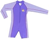All-in-One Long Sleeve Suit for Girls - Violet/Lavender