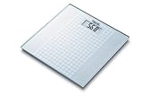  : Beurer GS 28 Frosted Squares 763.07 Glaswaage Design Line