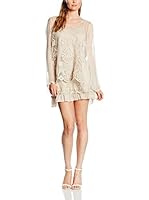 Laura Moretti Vestido Seda (Beige)