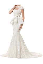 Modest Mermaid Lace  Dress