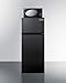 Summit Refrigerator/Microwave Stacked Combo with Single Plug Model MRF1119B
