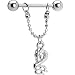 Stainless Steel Dragon Nipple Ring