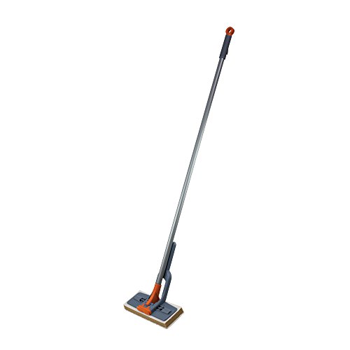 Casabella XL Butterfly Microfiber Squeeze Mop, Graphite and Orange Home