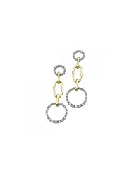 Diamond Circle Earrings - 1/3 ct tw