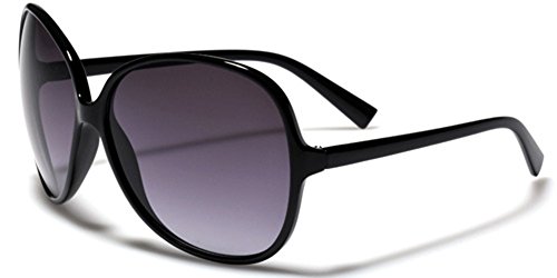 Oversized Round Frame Women's Butterfly Fashion Statement Sunglasses