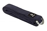 Yoga Belt Blue with metal fastener