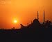 Wallmonkeys Peel and Stick Wall Decals - Mohammed Ali Mosque in Cairo, Egypt, at Sunset - Removable Graphic